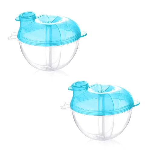 Vista 11 de Accmor Dispensador de fórmula para bebés para alimentación sobre la marcha, contenedor de fórmula antiderrames de tres compartimentos para llevar