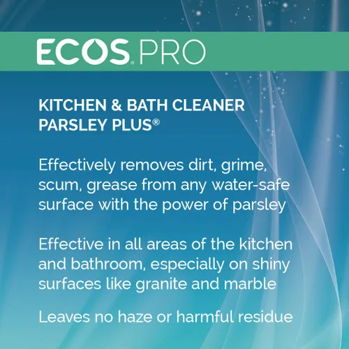 Vista 4 de ECOS PRO PL9746/6 - Limpiador multiusos para cocina y baño, Perejil Plus (paquete de 6)
