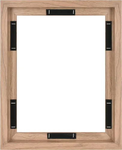 Vista 24 de MCS Marco flotante de lona, 12 x 12, negro, paquete de 1