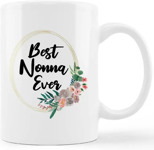 Vista 7 de Taza de cerámica con texto en inglés «Only The Best Grandmas Get Promoted to Great Grandma», taza de té con leche de 11 onzas, regalo de cumpleaños