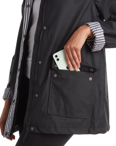 Vista 3 de URBAN REPUBLIC Chaqueta impermeable para mujer, rompevientos ligera e impermeable para mujer (S-3XL)