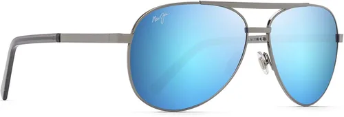 Vista 2 de Maui Jim Mens and Womens Seacliff Polarized Aviator Sunglasses