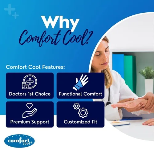 Vista 3 de Comfort Cool Férula de restricción CMC para pulgar, pequeña derecha de 6" a 7