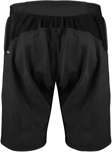 Vista 2 de Aero Tech USA MTB - Pantalones cortos acolchados para bicicleta de montaña para hombre