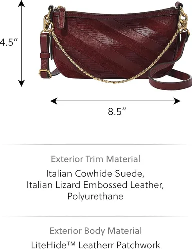Vista 5 de Fossil Jolie - Bolso de hombro pequeño de piel para mujer