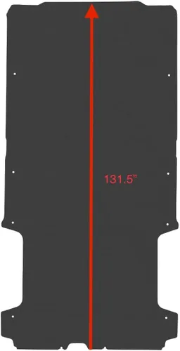 Vista 3 de REZAW - PLAST Tapete de carga resistente compatible con Ford Transit 2015-2024, longitud de carga de 162.5 pulgadas, forro de cama de 1/8 de grosor