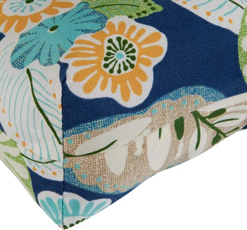 Vista 111 de Greendale Home Fashions Juego de 2 cojines de asiento y respaldo para exteriores, diseño Adobe Stripe 2