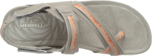 Vista 3 de Merrell Terran 3 Cush Convert Post - Sandalias para mujer, parte superior de piel nobuck y cierre de velcro ajustable