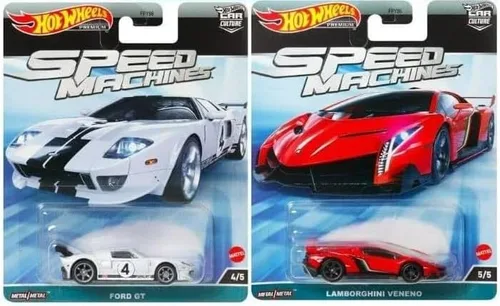 Vista 2 de Hot Wheels Car Culture 2023 Máquinas de Velocidad Paquete Completo de 5 Vehículos Fundidos de la Serie FPY86-959A
