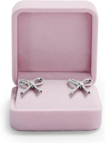 Vista 2 de Oirlv Caja de regalo de pendiente de terciopelo premium Caja de almacenamiento de joyería rosa vitrina