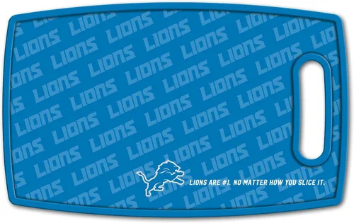 Vista 3 de YouTheFan NFL Detroit Lions Logo Series Tabla de cortar