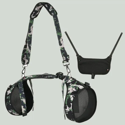 Vista 3 de Funda de transporte para JBL Boombox 3 - Altavoz Bluetooth portátil, cubierta lateral de almacenamiento de viaje (camuflaje)
