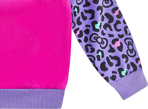 Vista 5 de Hello Kitty - Conjunto de sudadera y leggings de 2 piezas para niñas pequeñas, pequeñas y grandes