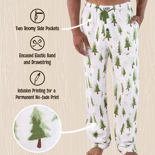 Vista 6 de Lazy One Pajama Pants For Men, Men's Separate Bottoms, Lounge Pants, Funny