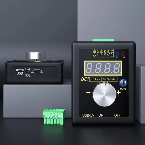 Vista 3 de Nuevo generador de señal digital 4-20mA 0-10V Voltaje 0-20mA Transmisor de corriente USA (con batería)