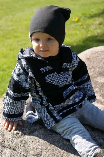 Vista 2 de Sudadera con capucha para niños y niñas, estilo mexicano Baja