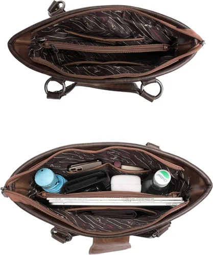 Vista 4 de Montana West Buckle Collection Western Handbag for Women Tote Purse with Wallet