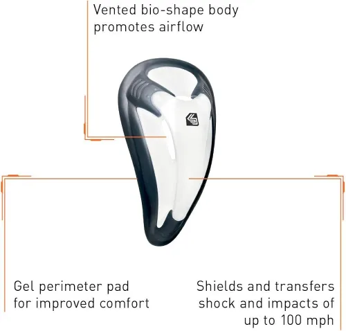 Vista 8 de Suspensorio con copa protectora deportiva BioFlex, tallas para adultos y jóvenes, de Shock Doctor