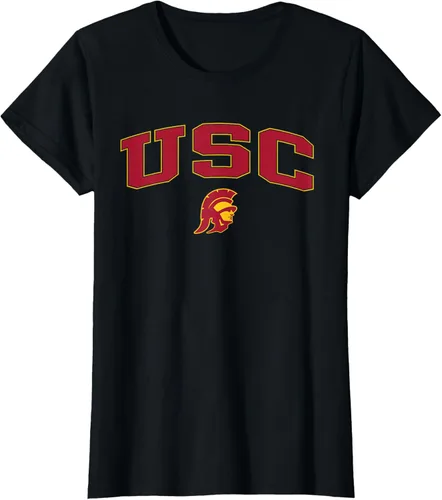 Vista 31 de USC Apparel Southern Cal Trojans Classic Logo Camiseta oficial Negro