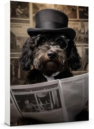 Vista 132 de Thuan Affenpinscher - Póster de lienzo con tus fotos, arte de pared para decoración del hogar, regalo conmemorativo para amantes de las mascotas