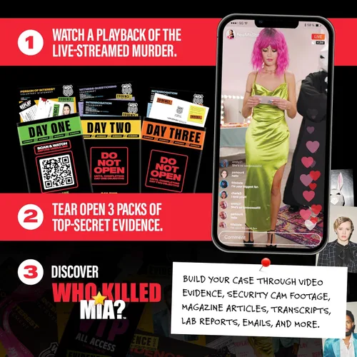 Vista 4 de What DO You Meme? Quién mató a Mia: un moderno juego de misterio de asesinato Juegos de resolución de crímenes verdaderos para adultos, averigua