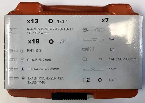 Vista 2 de KTM Caja de herramientas de 38 piezas con llaves hexagonales y llaves Allen 0002909800