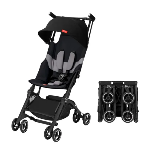 Vista 7 de gb Pockit Bolsa de Viaje para Cochecito, Negro