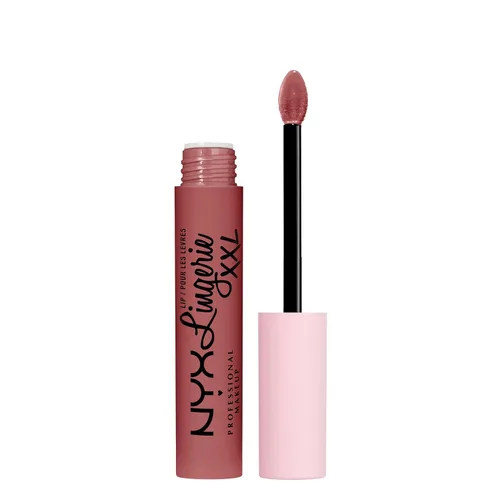 Vista 35 de Nyx - Maquillaje profesional; labial líquido de la línea Lingerie XXL, mate, Undress'd (Color rosa en tono desnudo)