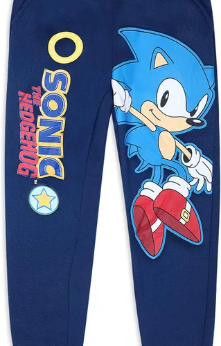 Vista 3 de Sega Sonic The Hedgehog - Paquete de 2 pantalones deportivos para niños pequeños y pequeños, multicolor