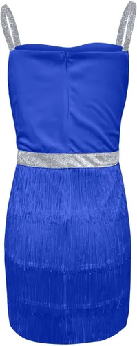 Vista 4 de Evening Dresses for Women Party Sexy Dress Fashion Solid Color Sequin Fringe Dress New Years Eve Dress