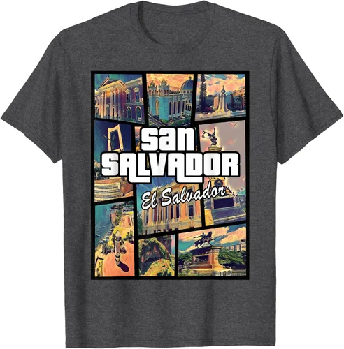 Vista 38 de Camiseta Orgullosa de San Salvador Capital El Salvador