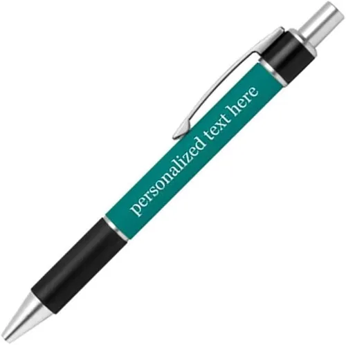 Vista 18 de Bolígrafo personalizado – Nombre o mensaje personalizado – Colores o impresiones – Regalo de papelería, suministros para la escuela de negocios