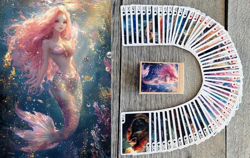 Vista 6 de Naipes de elegancia eduardiana (baraja de póquer 54 cartas todas diferentes) Hermosas damas con sombreros románticos vestidos salones y escenas