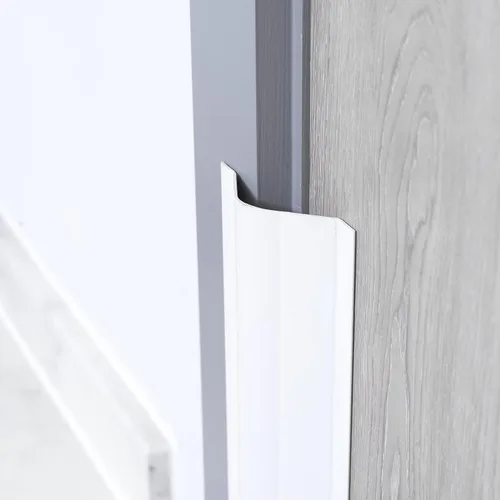 Vista 9 de Cardea - Protectores de bisagra para puerta de seguridad infantil, color blanco (paquete de 2)