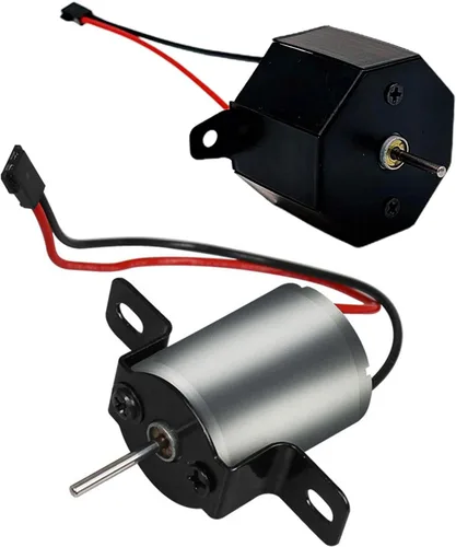 Vista 2 de Chimeneas de motor de ventilador de estufa con calor Chimeneas de motor de ventilador Accesorios de repuesto para chimeneas Kit de motor eléctrico