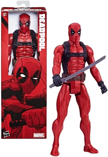 Vista 3 de Marvel Deadpool - Figura de acción de 12 pulgadas con accesorio, juguetes de superhéroes para fanáticos a partir de 14 años
