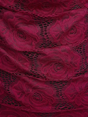 Vista 4 de ROSE GAL Túnica de encaje para mujer, talla grande, cuello en V, camiseta sin mangas gráfica, casual, para verano, linda túnica