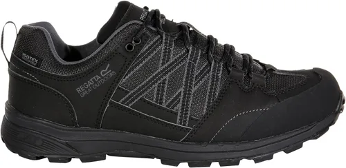 Vista 7 de Regatta Samaris Low II WP - Zapatillas de senderismo AW18 Negro Fiesta Rojo