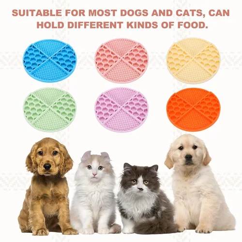 Vista 5 de Cuencos para perros de alimentación lenta, cuenco de comida para perros de comedor lento, amarillo y diámetro: 6.3 pulgadas, diseñado para perros