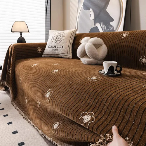 Vista 104 de ROOMLIFE Manta de sofá estilo azteca boho para sillones de 2/3 cojines, fundas de sofá lavables y antideslizantes aptas para mascotas, protector