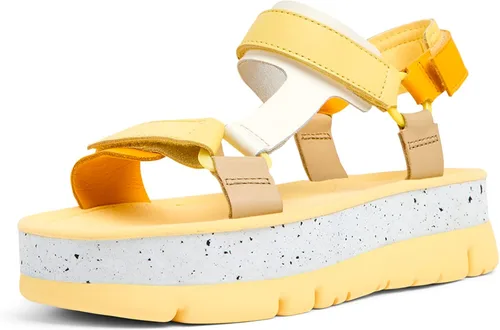 Vista 10 de Sandalias de cuña para mujer Camper Negro 006