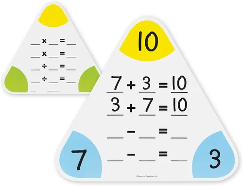 Vista 2 de Learning Resources - Juego de pizarras de borrado en seco, 5 unidades, pizarras de doble cara, a partir de 6 años