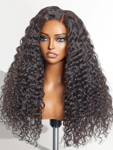 Vista 15 de LUVME HAIR Pelucas de cabello humano rizado sin pegamento de 6 pulgadas, precortadas, indetectable, HD, encaje Bob, peluca corta y rizada con ondas