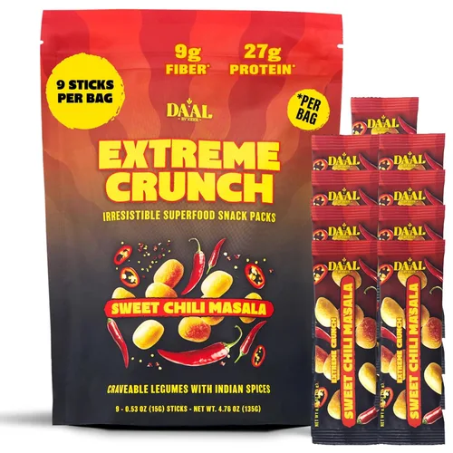 Vista 14 de Daal By Keen Aperitivos crujientes de frijol mungo – Chutney de búfalo – Proteína vegetal, alta en fibra, sin gluten, sin nueces – Mezclar