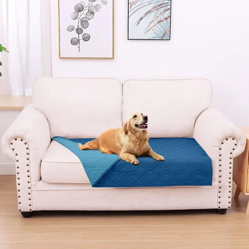 Vista 155 de hyha - Manta impermeable para cama de perro, mantas suaves para mascotas, funda impermeable para sofá para perros, fundas reversibles lavables