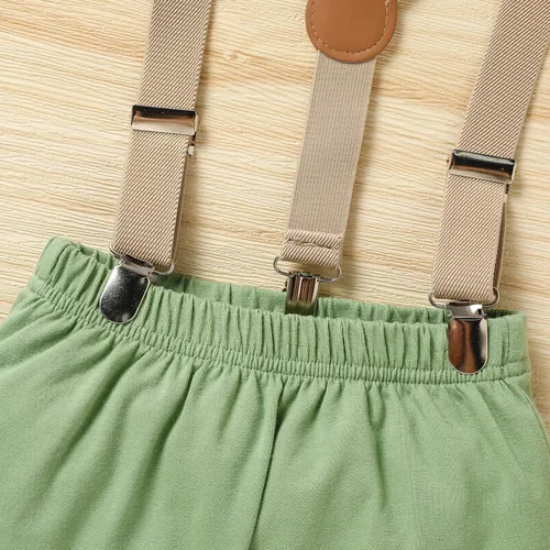 Vista 5 de GRNSHTS Ropa divertida de primer cumpleaños para bebé niño, mameluco con pajarita, mameluco para tartas