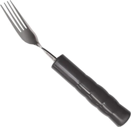 Vista 7 de Rehabilitation Advantage Cucharilla pesada con mango de plástico sólido (paquete de 2)