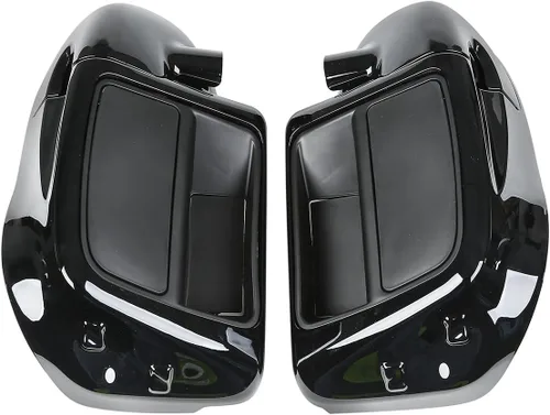 Vista 3 de XMT-MOTO Carenado inferior ventilado de pierna refrigerado por aire con altavoces y rejillas de 6.5 pulgadas para modelos Harley Touring Road King