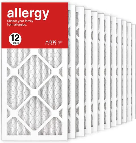 Vista 4 de AIRx Filters Filtro de aire MERV 11 plisado HVAC de 10 x 10 x 1 para caldera, paquete de 12 unidades, fabricado en los Estados Unidos