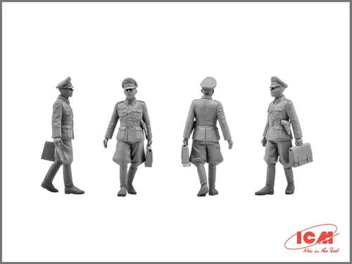 Vista 3 de ICM Modelos Segunda Guerra Mundial Equipo de Construcción de Personal Alemán